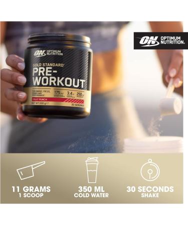 Optimum Nutrition Gold Standard Pre Workout Green Apple Powder 330g - Buy Online on GoSupps.com