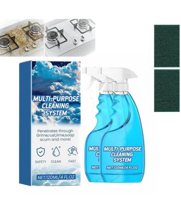 Splash Foam Spray Tablets & Spray Bottle Bathroom Deep Cleaning Spray Multi-Purpose Cleaner Spray for Kitchens Countertops Ovens