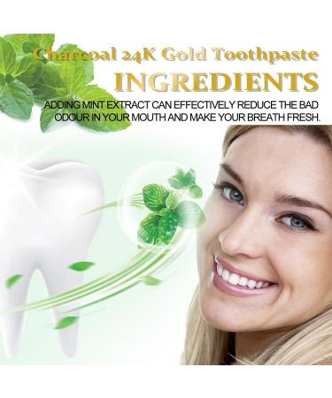 KLYso Activated Charcoal Teeth Whitening Toothpaste | Deep Clean Yellow Stains Freshen Breath & Protect Oral Health(3PCS) - Buy Online on GoSupps.com