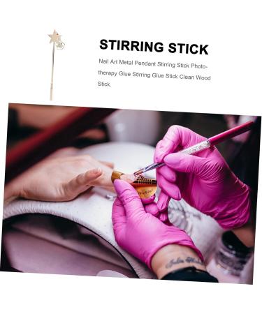 Beatifufu 1pc Stirring Rod Nail Art Rhinestone Stick Stirring Stick Nails Tools Glue Sticks Salon Manicure Accessory Manicure Mixing Tools Nails Accessories Mixing Stick Alloy re-usable - Buy Online on GoSupps.com