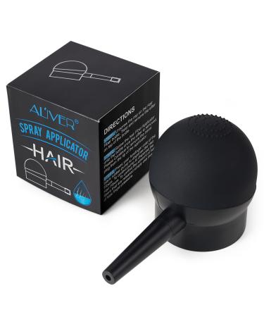 Aliver Hair Fiber Applicator Pump Spray Nozzle Optimizer Hair Building Fibers For Thinning Hair Precision Application Even Distribution Less Mess Enhanced Control Convenience Black