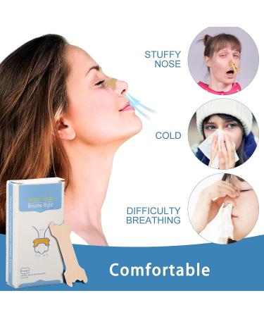 10pcs Nasal Strips for Snoring - Clear Airway, Better Sleep, Less Snoring, Relief from Stuffy Nose and Congestion - Anti-Snoring Solution for Men and Women - Buy Online on GoSupps.com