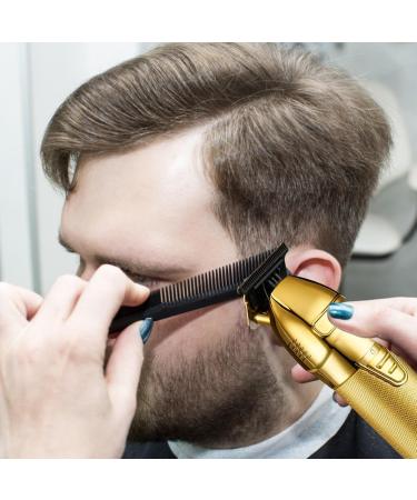 Premium Cordless Hair Clippers for Men - Electric Hair Cutting Kit with Guide Combs & Beard Trimmer | Black Gold Silver - Buy Online on GoSupps.com