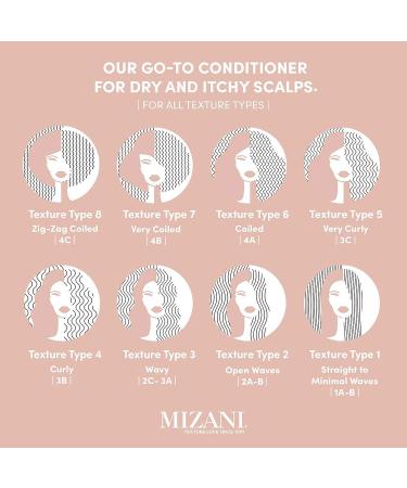 Mizani Scalp Care Dandruff Conditioner | Controls Scalp Flaking & Itching | Pyrithione Zinc | Curly Hair 16.9 Fl Oz - Buy Online on GoSupps.com