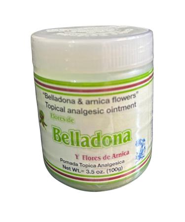 Flores de Belladona & rnica - 3.5 oz (100g) Cosmetic Ointment | Pomada de Flores de rnica y Belladona: