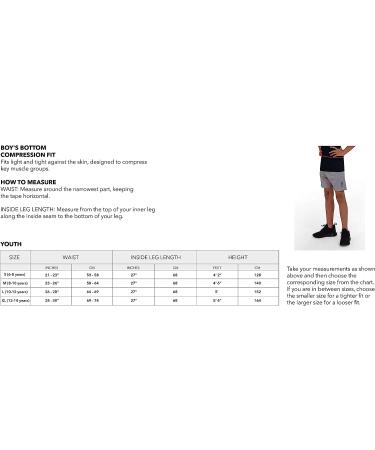 Boys' SuperThermal Compression Base Layer Shorts | Black Stealth | Size 8-10 Years - Buy Online on GoSupps.com