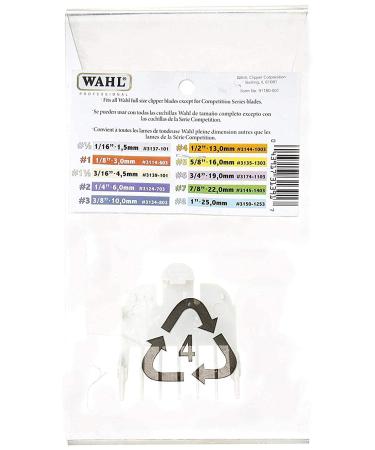 Wahl Professional 1 1/2 Color Coded Guide Comb Attachment 316 (4.5mm) 3139-101 - Ideal for Stylists and Barbers - White - Buy Online on GoSupps.com