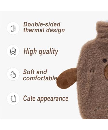 Large 2L Heat Bottle with Soft Cover - Fluffy PVC Hand Warmer for Pain Relief | Ideal Gifts for Women Children & Adults - Shop Internationally! - Buy Online on GoSupps.com