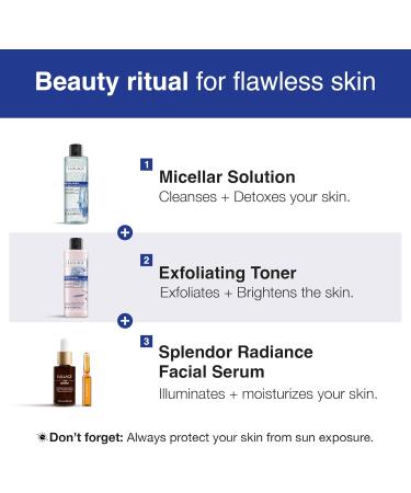 Buy Lullage Facial Exfoliator & Alcohol-Free Toner | All Skin Types Brightening Cleansing Purifying | 6.8 Fl Oz - International Shipping - Buy Online on GoSupps.com