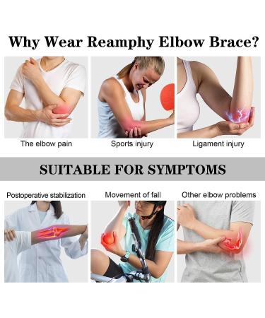 Elbow Brace Sleeping for Cubital Tunnel Syndrome Comfortable Elbow Brace for Ulnar Nerve entrapment Relief Pain and Tendonitis Arm Straightener Fit Women and Men - Buy Online on GoSupps.com