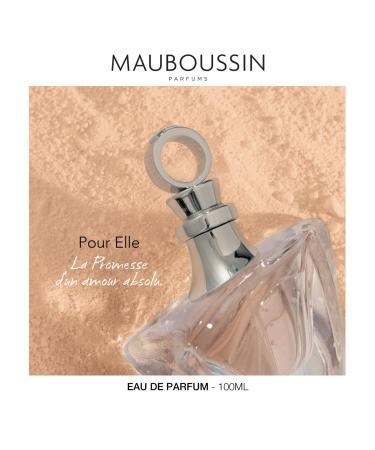 Mauboussin - Pour Elle 100ml (3.3 Fl Oz) - Eau de Parfum for Women - Floral & Fruity Scents 3.3 Fl Oz (Pack of 1) - Buy Online on GoSupps.com