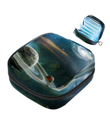 Planets Space Universe Sanitary-Napkierten-Stahrlittenb ck menstrual bag Seautable menstrual cup pocket with zipper for teenagers girls women women