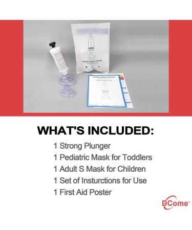 Child Removal Device by DCome: Portable and Safe Infant First Aid Kit for Obstructed Objects - Easy to Use with Various Size Masks - Buy Online on GoSupps.com