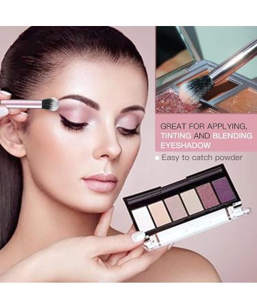 Double Sided EyeShadow Brush Set - 5 Pcs Professional Makeup Brushes in Rose Gold - Buy Online on GoSupps.com