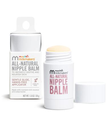 Milkmakers Twist-Stick Nipple Balm, All-Natural, Lanolin-Free and Soothing for Breastfeeding Moms