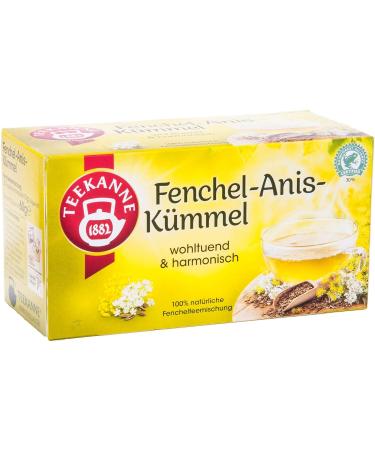  Teekanne Teekanne Fennel Tea Bags Pack of 12 (12 x 20 tea bags 12 x 60g) - Buy Online on GoSupps.com