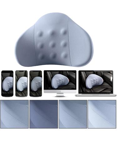 Car Lumbar Support | Driving Lumbar Support Cushion Comfortable Lumbar Support Pillow for Vehicle Comfortable Lower Back Cushion Blue - Buy Online on GoSupps.com