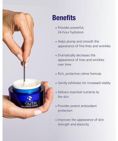 iS CLINICAL Youth Intensive Cr me - Anti-Aging Firming Face Cream 1.70oz - Reduce Fine Lines & Wrinkles - Buy Online on GoSupps.com