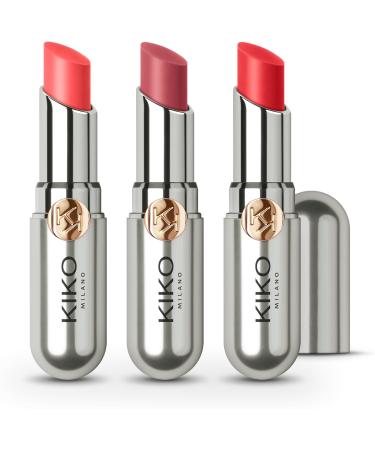 KIKO Milano Hydra Colour Lip Set 01 Kit Containing 3 Coloured Lip Balms With Hydrating Properties - Buy Online on GoSupps.com