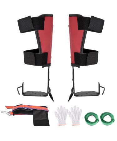 Hlieeeosfcn tree climbing Spike Set Tree Climbing Spike tree climbing equipment set with safety belt non -slip tree climbing equipment set tree climbing tools