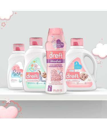 Dreft Blissfuls Baby Fresh Scent Booster Beads 26.5 oz - Laundry Scent Booster for Baby Clothes - Buy Online on GoSupps.com
