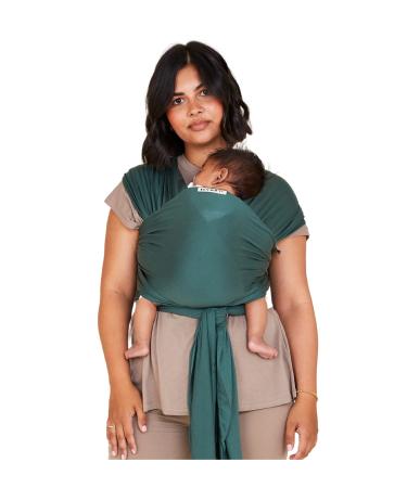 Freerider Co. Baby Sling | Stretchy Baby Wrap Carrier | Newborn - 30lbs | Premium Supersoft Tencel Fabric | Certified Hip Healthy | Award Winning Ergonomic Carrier (Ivy)