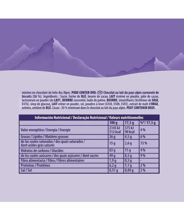 Milka LU Pocket Mini Milk Chocolate Biscuit Tablets - Pocket Size Easy to Carry - Display of 20 Mini Tablets (35 g) - Buy Online on GoSupps.com