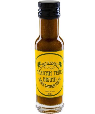 Mexican Tears - Green Pepper Sauce Hot Sauce 100ml Chilli Sauce  - Buy Online on GoSupps.com