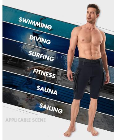 Seaskin 2.5mm Men's Diving Shorts with Pocket - X-Large (New Version) - Buy Online on GoSupps.com