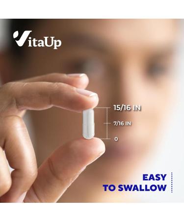 VitaUp Magnesium Glycinate for Men & Women - Magnesium Bisglycinate 200mg Capsules - High Absorption Magnesium Oxide - Muscle Function - Heart & Metabolism Support Magnesium Supplements 120 Vegan Caps 200mg Gentle - Buy Online on GoSupps.com