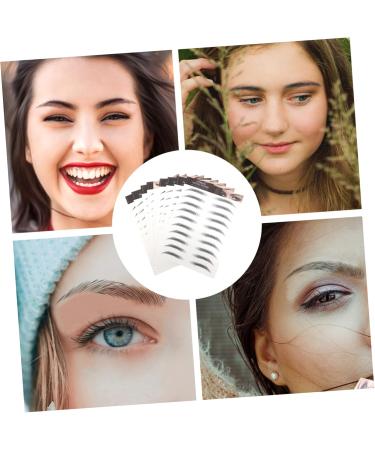 Beavorty 10pcs Imitation Eco Eyebrow Sticker Stickers Imitation Eyebrow Sticker Black Eyebrows 3d - Buy Online on GoSupps.com