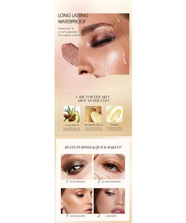  G n rique Phantom Highlight Matte Delicate Pearlescent Shiny Shiny Double Head Eyeshadow Pen (Copper) - Buy Online on GoSupps.com