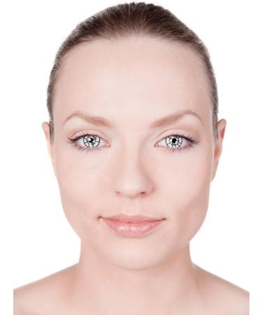 Byakugan Contact Lenses - Prescription-Free Motif Lenses for Halloween Carnival & Costume Parties | Maskworld - Buy Online on GoSupps.com