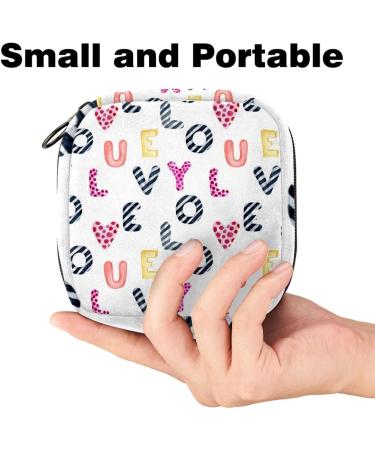 MUOOUM LOVE YOU COLOR: Portable Menstrual Cup & Storage Bag for Teen Girls & Women - Zippered Compact & Stylish (4.7x6.6x6.6) - Buy Online on GoSupps.com