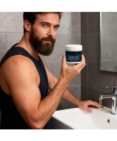  JINGLING JINGLING Men's Beard Moisturizing Cream 100g Beard Softening Cream | Lightweight Facial Hair Balm For shaving showering travel grooming styling etc. - Buy Online on GoSupps.com