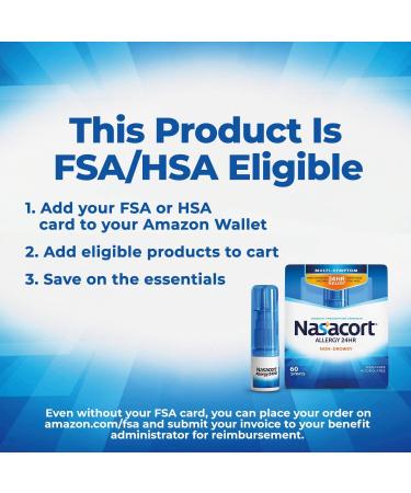 Nasacort Children's Allergy Nasal Spray 60 Sprays Blue 0.37 Fl Oz - NonDrowsy & Alcohol-Free - Buy Online on GoSupps.com
