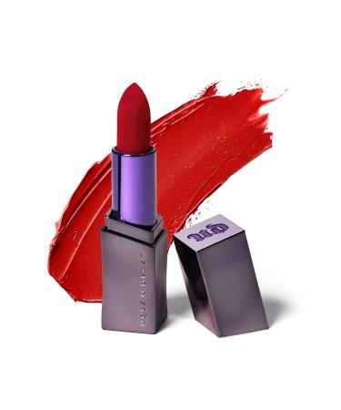URBAN DECAY Vice Hydrating Lipstick - 35 Shades Available - Longwearing Lip Color - Moisturizing & Creamy Formula with Aloe Vera + Avocado Oil - 0.11 Oz Bad Blood (deep blood red - matte finish)