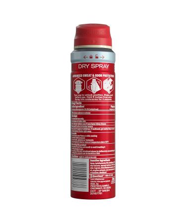 Old Spice Men's Antiperspirant & Deodorant Invisible Dry Spray - Volcano Scent 4.3 oz (Pack of 3) - International Shipping Available - Buy Online on GoSupps.com