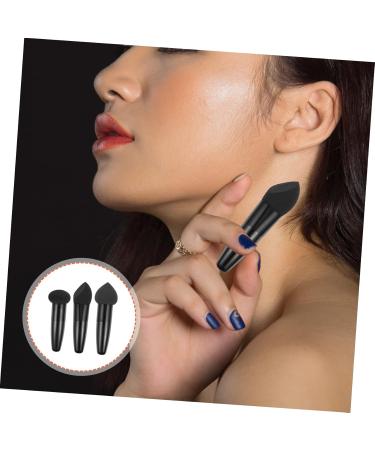 Buy FRCOLOR 3pcs Heart Shaped Face Wash & Makeup Pens | Handheld Sponge & Puff Beauty Tool for Travel Multipurpose Cosmetic Essentials - Buy Online on GoSupps.com