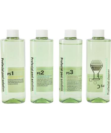 Hydra Dermabrasion Solution Moisturizing 4 Piece Peeling Hydro Solution Skin Tightening for Salon - Buy Online on GoSupps.com