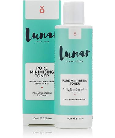 Pore Minimizing Toner with Niacinamide & Hyaluronic Acid - Lunar Glow 200ml | Best International Shipping - Buy Online on GoSupps.com