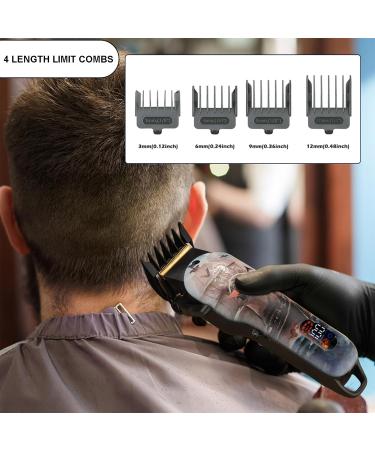 VGR Electric Hair Cipper for Men Professional Crod/Crodless Hair & Beard Trimmer Rechargeable Haircut Barber Clipper LED Display Hair Cutting Kit - Buy Online on GoSupps.com