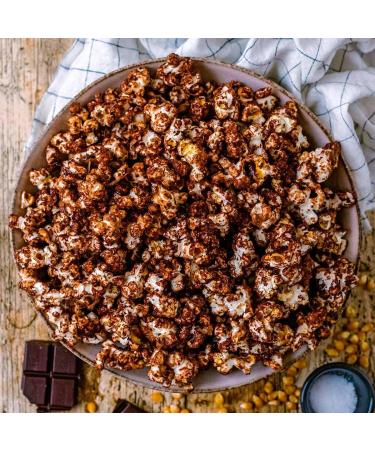 Italian Gourmet E.R. Popz Popcorn Choco Cocoa Caramelized Popcorn with Caramel Cocoa Butter (73%) Cocoa (4%) 150g Bag + Gourmet Polpa di Pomodoro Italian Box 400g - Buy Online on GoSupps.com