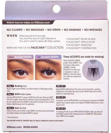 KISS FALSCARA False Eyelash Wisps Special Edition Multipack Lengthening Wisps 36 Ct. - Buy Online on GoSupps.com