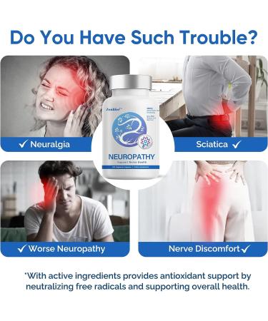 Zenlifer Neuropathy Nerve Health Blend | 600mg Alpha Lipoic Acid, Benfotiamine | Natural Renew Vitamins for Peripheral Feet, Hand, Legs, Toe | 120 Capsules - Buy Online on GoSupps.com