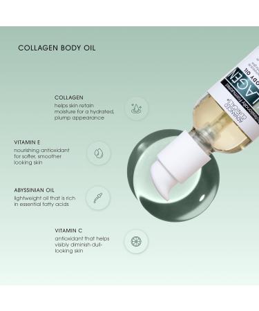 Advanced Clinicals Collagen Body Oil + Unscented Collagen Cream Body Lotion & Face Cream 2PC Beauty Skin Care Set For Women & Men For Improving Appearance Of Crepey Skin Dry Skin & Wrinkles 2pc Collagen Body Oil + Cream  - Buy Online on GoSupps.com