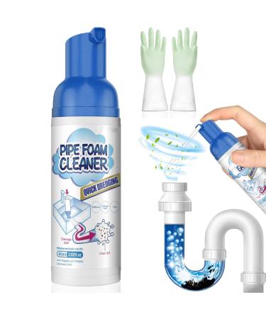 Japanese Drain Foam Cleaner 2.02 Fl Oz Sink Drain Cleaning Foam Herios Drain Cleaner Foam Expanding Foam Drain Cleaner (1)