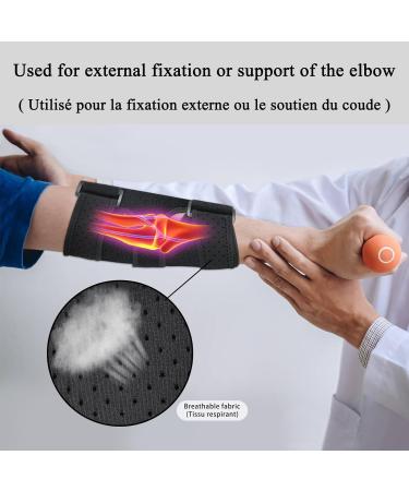 Elbow Brace Sleeping for Cubital Tunnel Syndrome Comfortable Elbow Brace for Ulnar Nerve entrapment Relief Pain and Tendonitis Arm Straightener Fit Women and Men - Buy Online on GoSupps.com