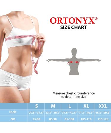 ORTONYX Sternum and Thorax Support Chest Brace - ACHB5255-XXL 2X-Large - Black/Gray (Pack of 1) - Buy Online on GoSupps.com