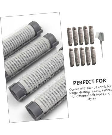 SOESFOUFU 10pcs Perm Bar Hair Root Fluffy Clip Air Volumizing Clips Hair Volume Tool Hair Pin Abs Grey - Buy Online on GoSupps.com